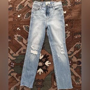 Frame Denim Le Sylvie Straight Jeans